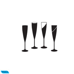 Icon vector graphic of Glass 