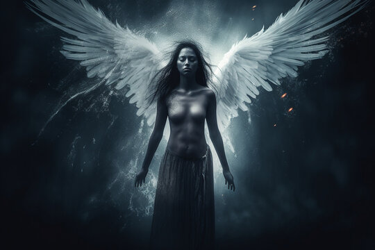 Female Fallen Angel Images – Browse 4,126 Stock Photos, Vectors, and Video