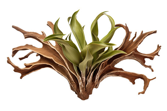 Staghorn Astreopora corall on transparent background (PNG). Generative AI.