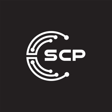 Elegant scp logo design set ai hi-res stock photography and images - Alamy