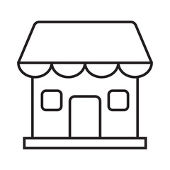shop icon vector