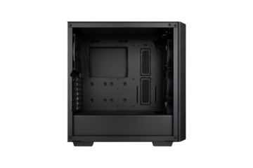 PC system unit on a white background. Box Personal computer close up. Computer system block closeup isolated on white background.