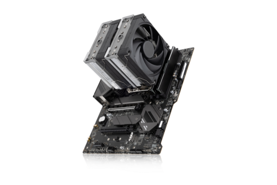 PC motherboard on a white background. Motherboard for personal computer closeup isolated on white background.