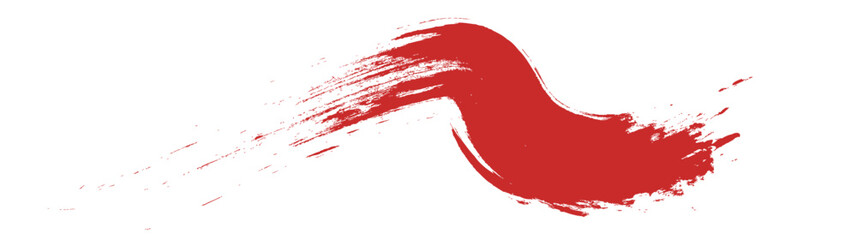 筆の質感　墨　インク　筆模様　波模様筆の筆跡素材。ブラシストローク