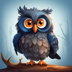 Obraz premium Cute owl vector art