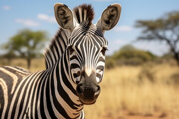 Zebra Natural Light in the Wild, Generative AI