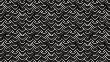 Chinese pattern, black and white seamless pattern