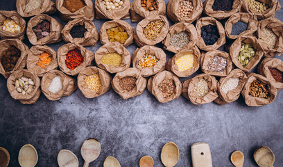 Spices background. Fruits. Background. Food. 