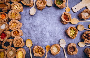 nuts and dried fruits