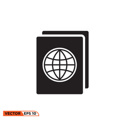 Icon vector graphic of Book world