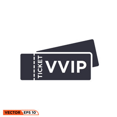 Icon vector graphic of Ticket VVIP