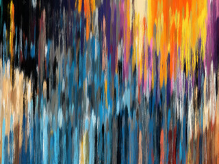 Colorful background abstract brush line