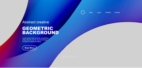 Liquid colors with flowing round shapes abstract background. Vector illustration for wallpaper, banner, background, leaflet, catalog, cover, flyer