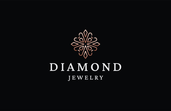 The diamond jewelry logo is a shining embodiment of exquisite craftsmanship, timeless elegance, and the utmost sophistication.
