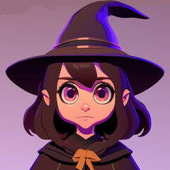 dark witch vector