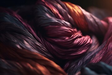 close up of red feathers. 