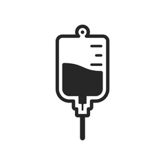 blood bag icon design vector template