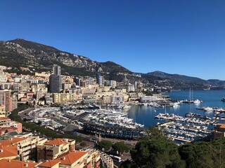 Naklejka premium View from monaco prince palace