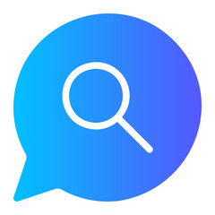 loupe gradient icon