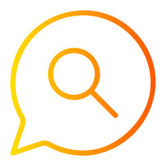 loupe gradient icon