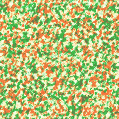 Beige, Green and Ochre Stained Watercolor Textured Pattern