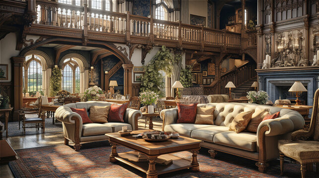 6k,dhr, highly detailed, photorealistic, high resolution, nice interior, luxury, Generative AI
