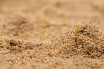 Fototapeta na wymiar Pile of Breadcrumbs as background, spice or seasoning as background. close-up breadcrumbs flour