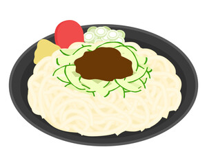 じゃじゃ麺のイラスト