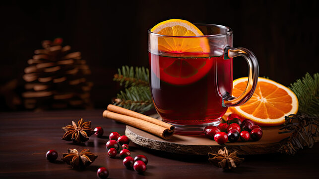 Cranberry Hot Toddy, food photography