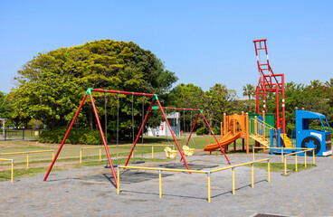 Fototapeta premium 公園 ブランコ