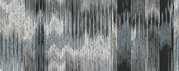 ikat geometric zigzag paisley ethnic brown beige sand cream oriental seamless pattern traditional. aztec style abstract vector illustration
