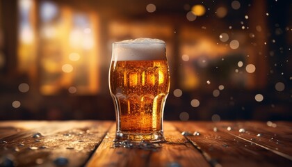 International Beer Day. Holiday concept. world beer day poster