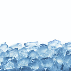closeup ice cubes background with freeze or cool drink concepts.generative ai images.