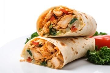 Delicious tortilla with vegetables