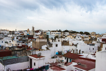 Obraz premium View from the rooftop - Tangier, Morocco