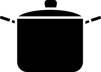 Pot icon, element for decoration.