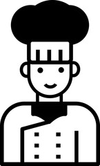 Chef design elements for decoration.