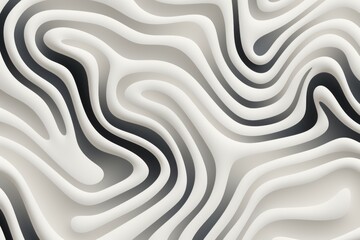 Minimalist Wavy Lines Pattern Background, Generative AI