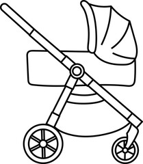 Pushchair Baby Icon