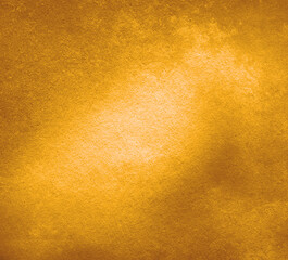 Golden textured surface as background, closeup view