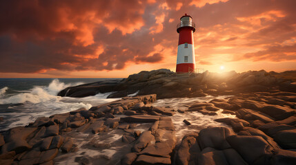 lighthouse on the coast