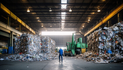 Sustainable Transformations: Capturing the Essence of a Recycling Facility
