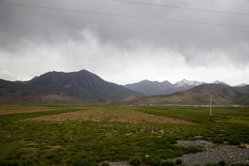 Beautiful nature of Kyrgystan at summer