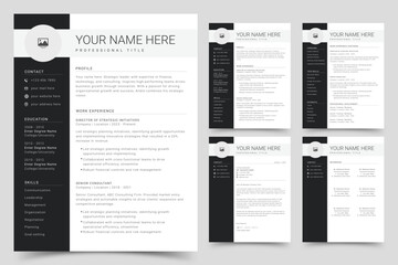 Creative Resume and Cover Letter Layout