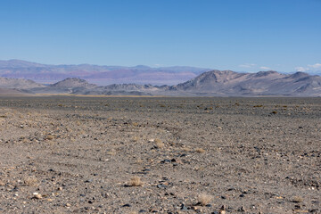 Picturesque landscape along the route to El Peñon - wild nature of the remote highlands in Argentina, South America - Discovering the Puna