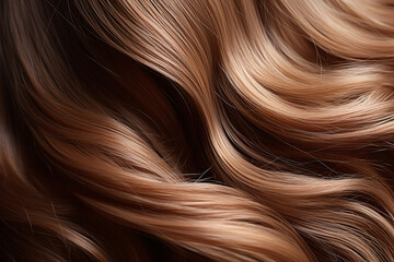 Fototapeta premium Beautiful hair texture background. Generative Ai