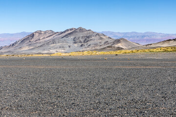 Picturesque landscape along the route to El Peñon - wild nature of the remote highlands in...