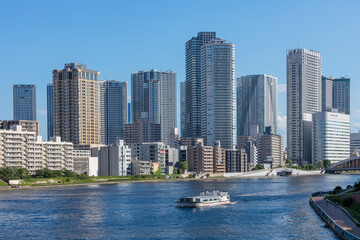 勝どきの高層マンション群