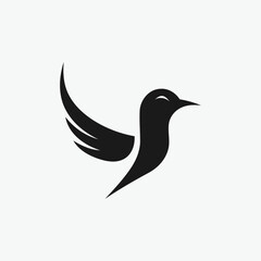 Bird logo design vector illustration
