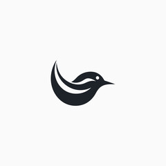 Bird logo design vector illustration